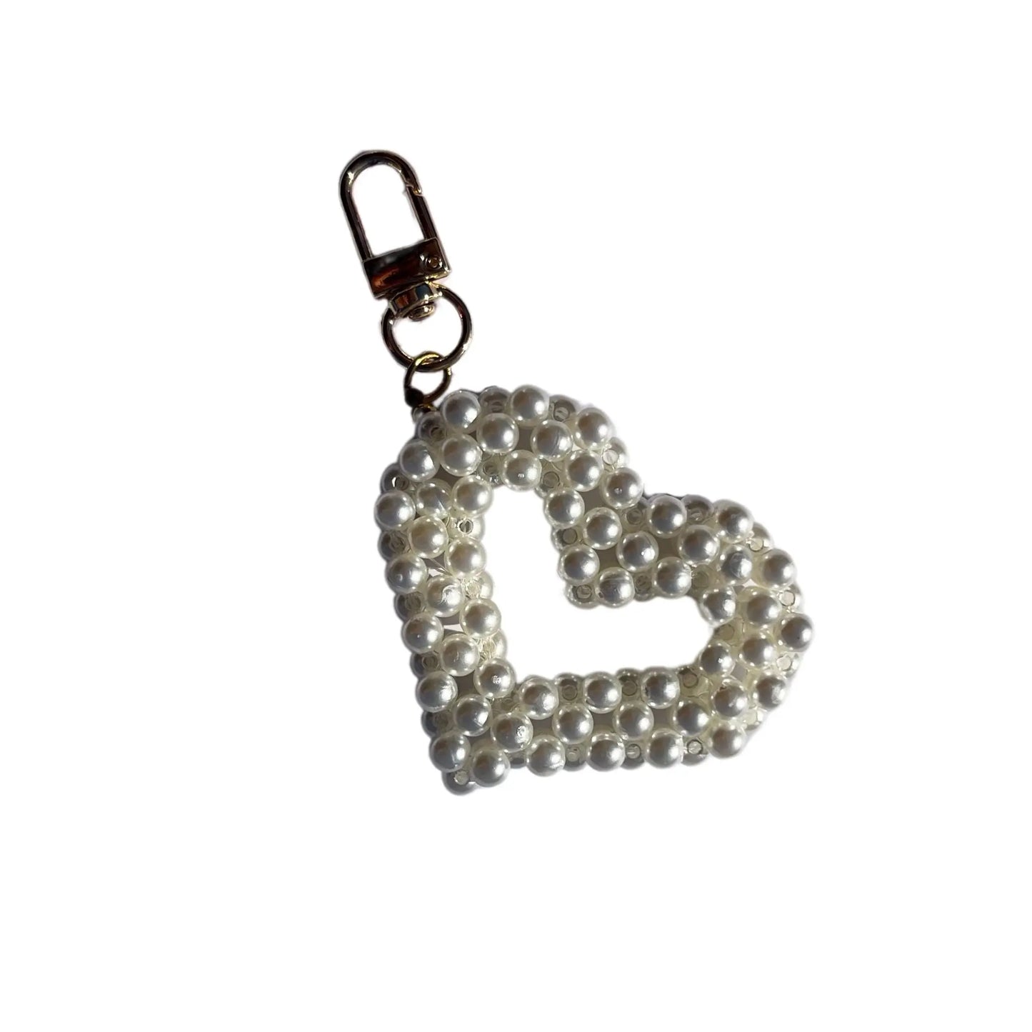 porte clé fait main perles nacrées - Lodzé