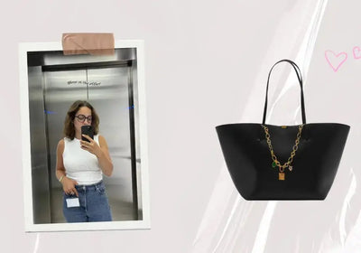 Dans le sac de: image de Lucile et de son sac