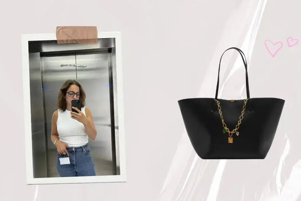Dans le sac de: image de Lucile et de son sac