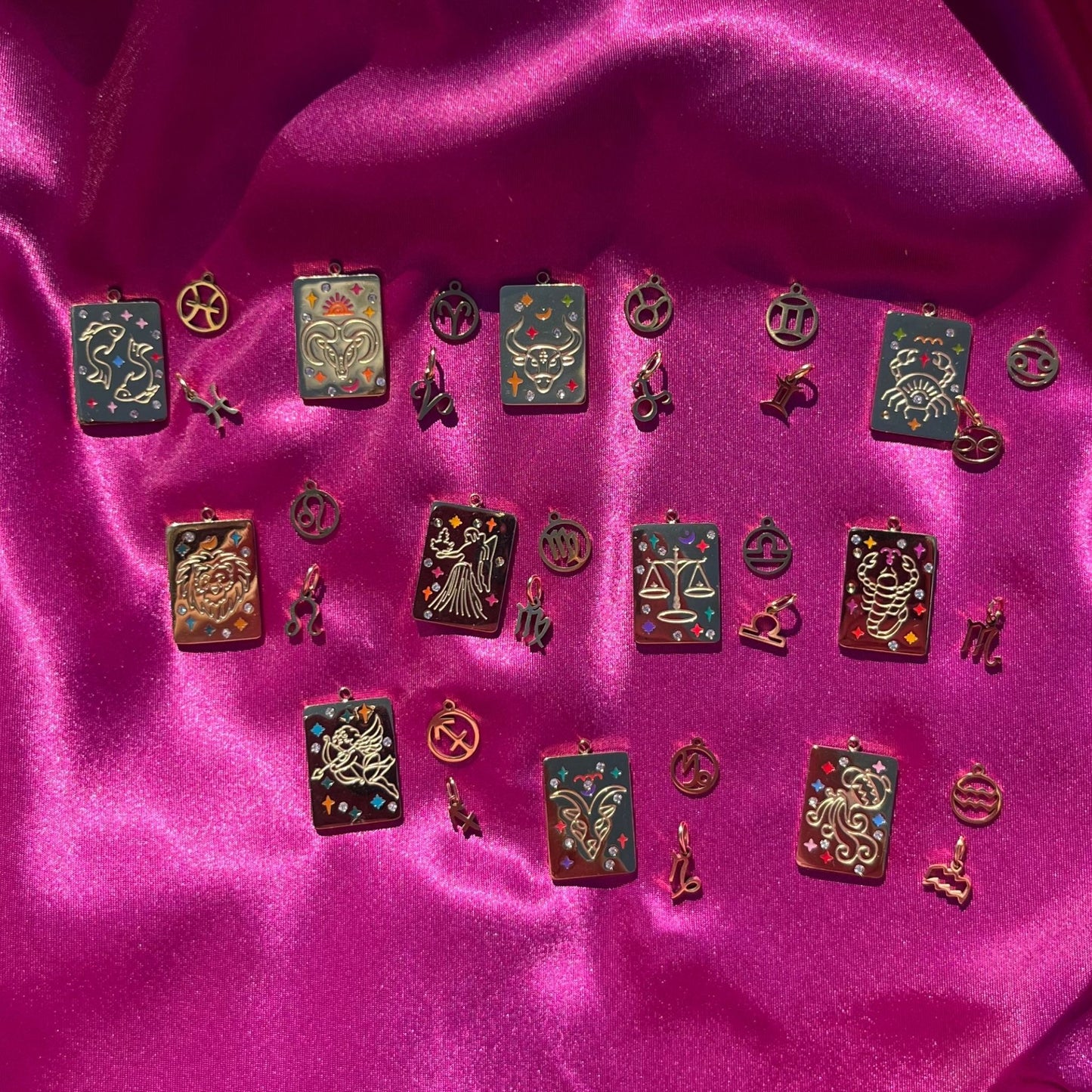 Collier 7 Charms personnalisable