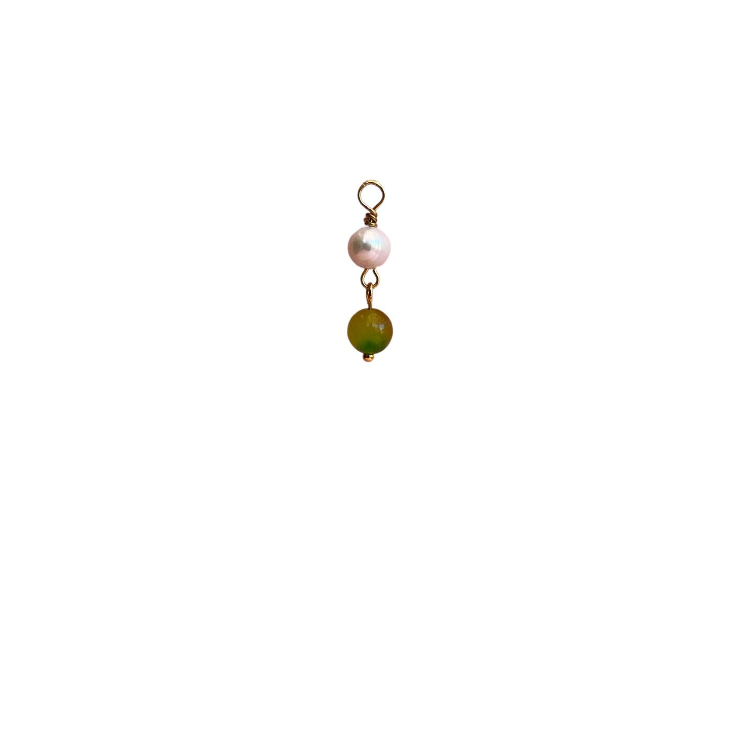 Perle de culture et perle d'agate