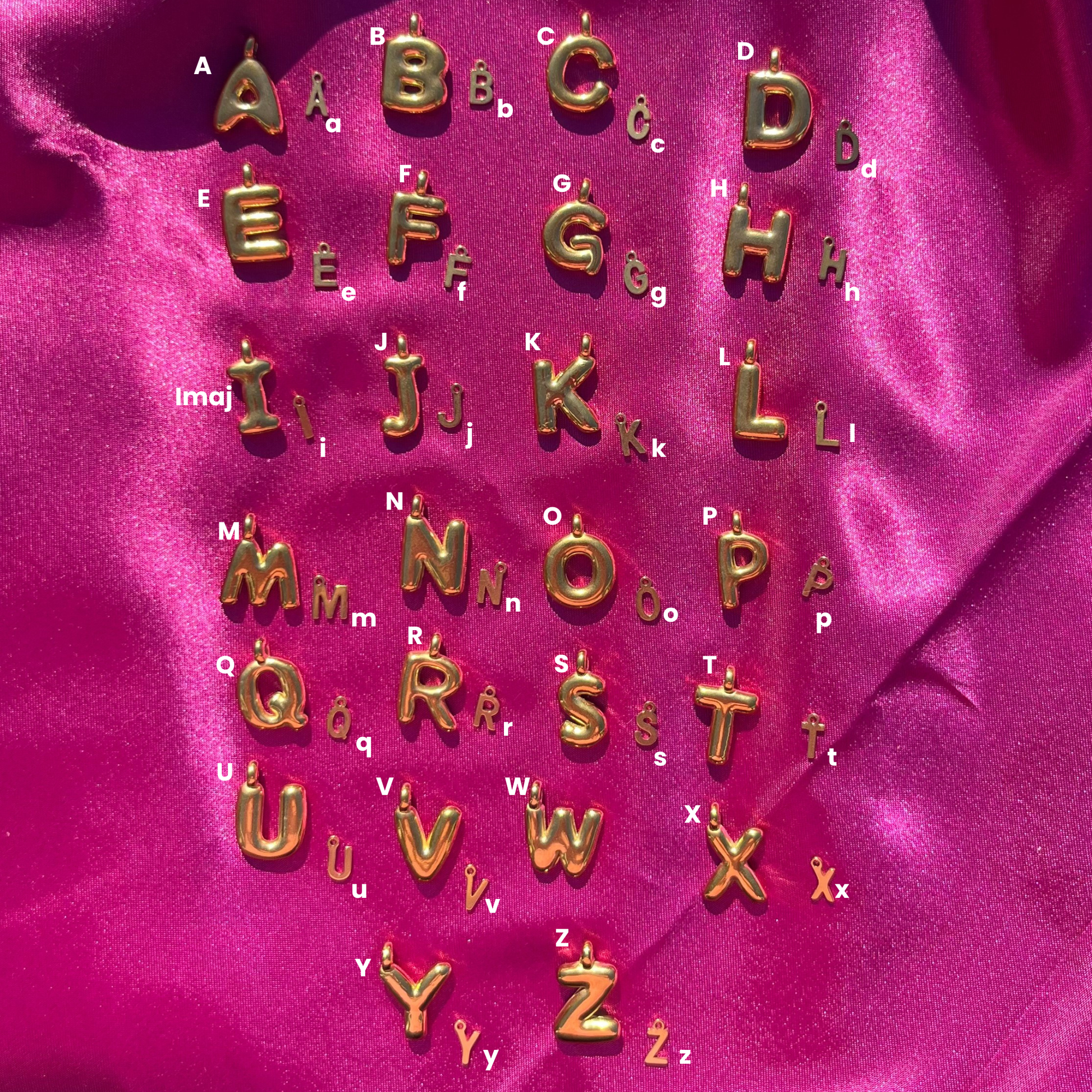 Charms alphabet pour bijoux personnalisable Lodzé