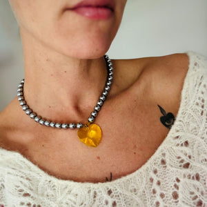 collier sabrina photo portée lodzé